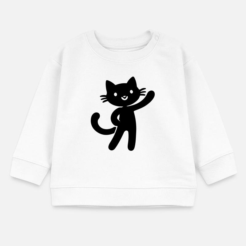 Chat mignon Sweat bébé bio Stanley/Stella