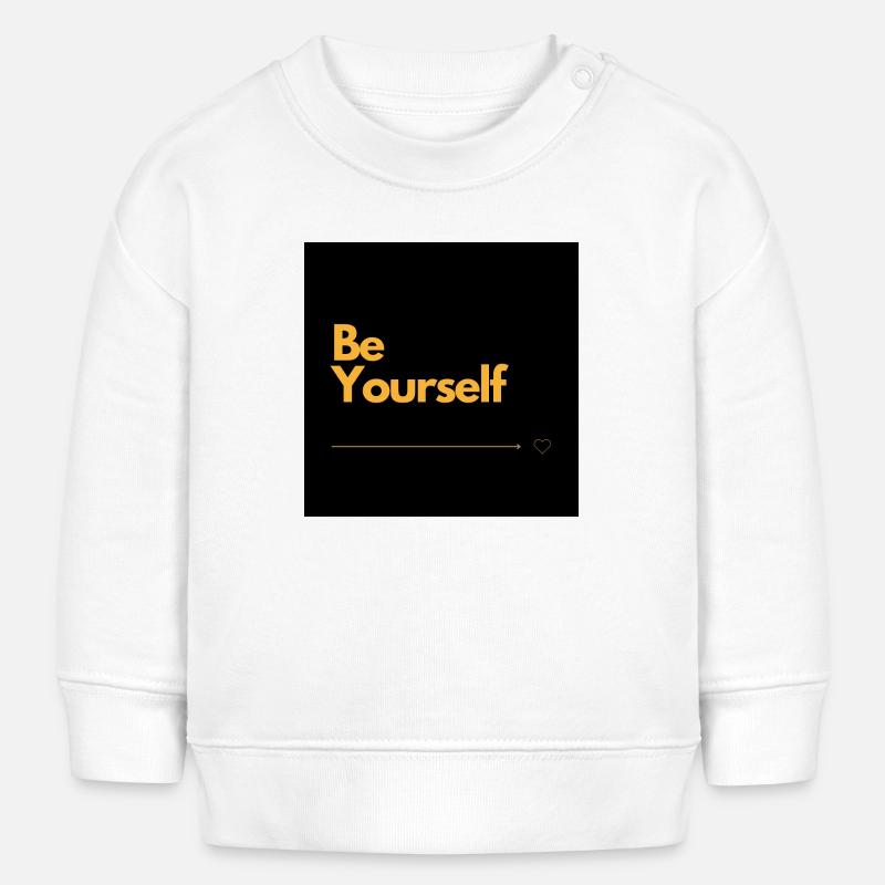 SOYEZ VOUS-MÊME L’amour de soi - Sweat bébé bio Stanley/Stella - blanc