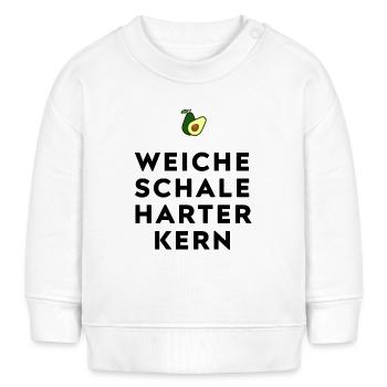 WEICHE SCHALE HARTER KERN - Baby Organic Sweatshirt Baby Changer von Stanley/Stella - Weiß - Vorne