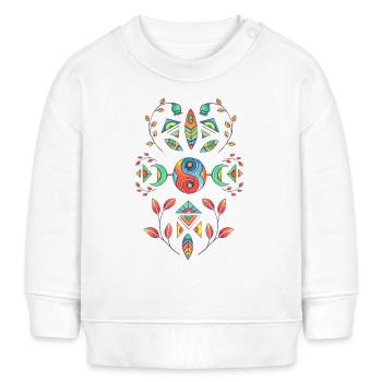 Ornement mystique - Sweat bébé bio Stanley/Stella - blanc - Devant