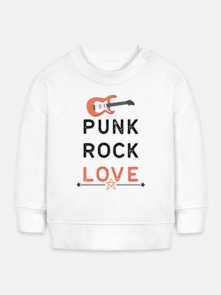 rock - Baby Organic Sweatshirt Baby Changer von Stanley/Stella - Weiß