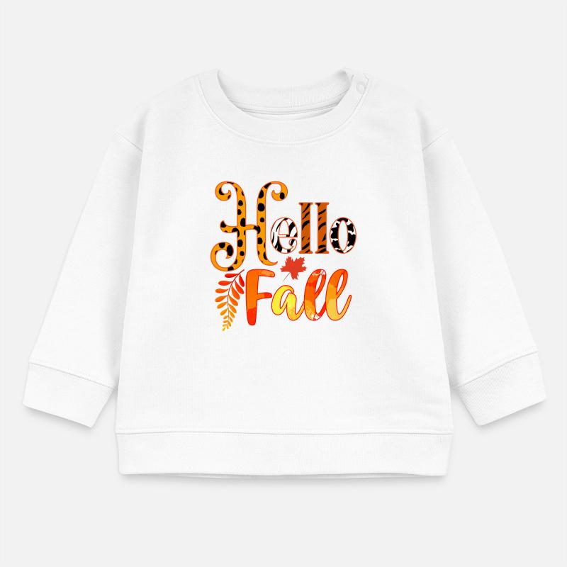Autumn Hello Fall Baby Sweatshirt by Stanley/Stella