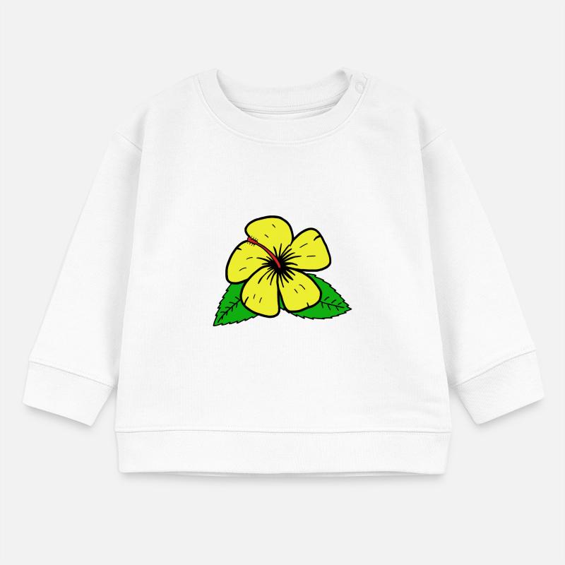 Fleur tropicale Sweat bébé bio Stanley/Stella