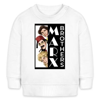 MARX BROTHERS Casablanca - Baby Organic Sweatshirt Baby Changer von Stanley/Stella - Weiß - Vorne