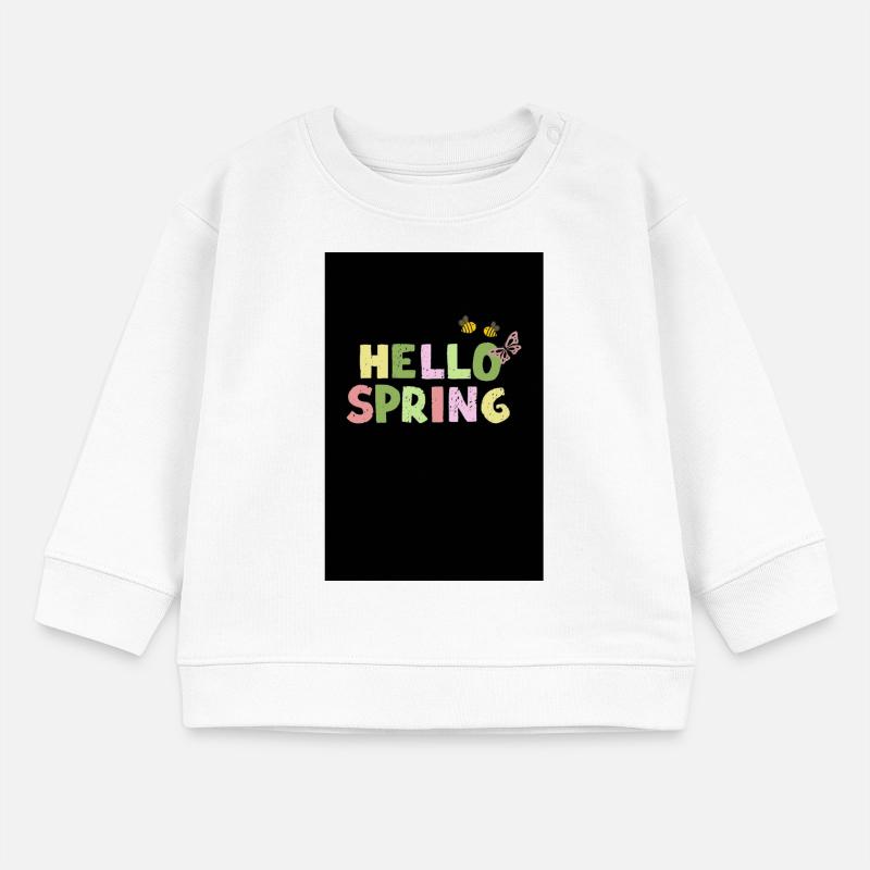 Hello Spring Baby Organic Sweatshirt Baby Changer von Stanley/Stella