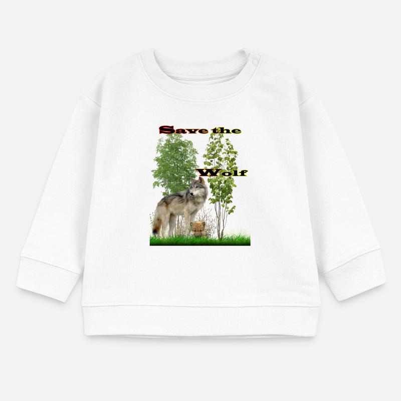 wolf 2 Baby Sweatshirt by Stanley/Stella