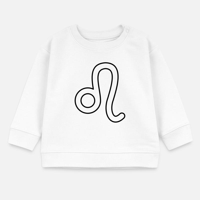 Löwe Sternzeichen Sternbild Tierkreiszeichen Baby Organic Sweatshirt Baby Changer von Stanley/Stella