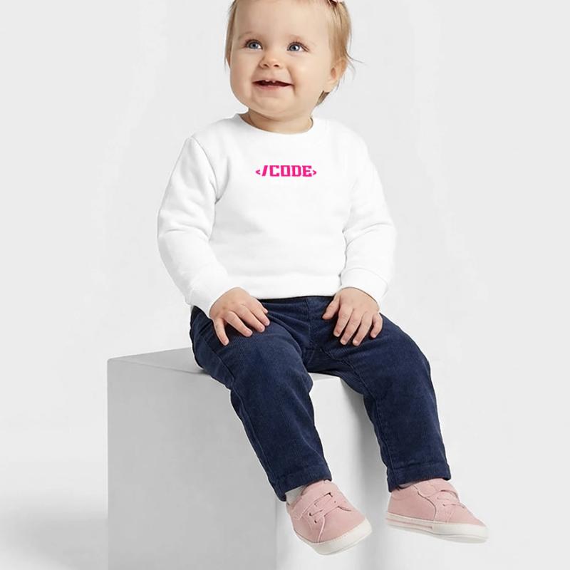 Codage Programmation informatique Sweat bébé bio Stanley/Stella