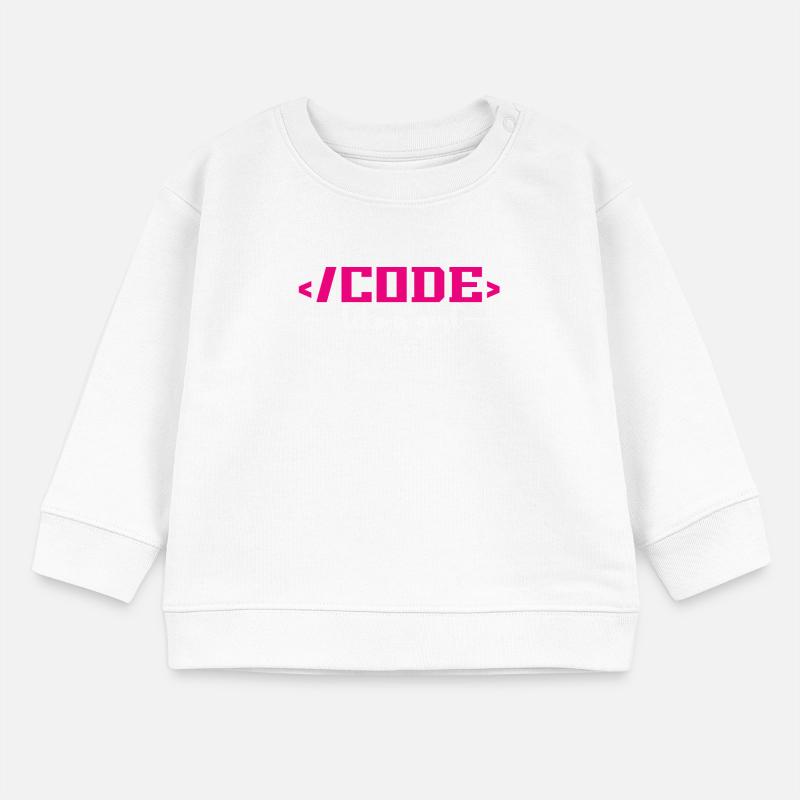 Codage Programmation informatique Sweat bébé bio Stanley/Stella