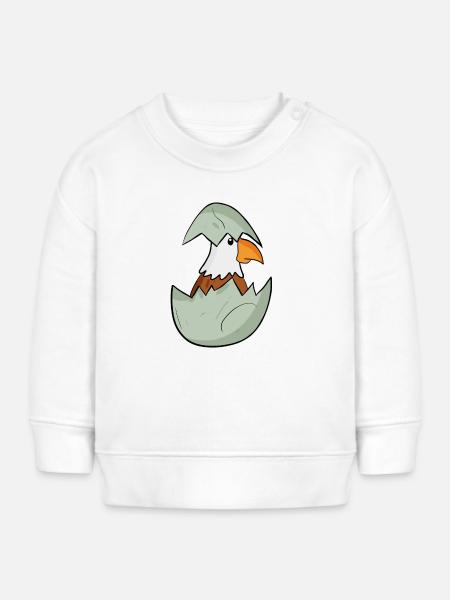 Baby Adler - Baby Organic Sweatshirt Baby Changer von Stanley/Stella - Weiß