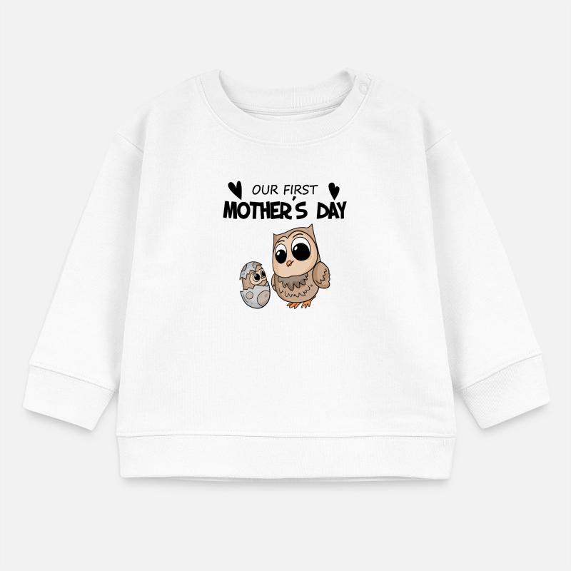 Muttertag - erster Muttertag Geschenk Baby Organic Sweatshirt Baby Changer von Stanley/Stella