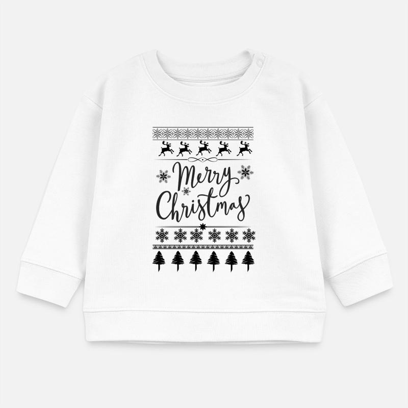 Joyeux Noël Scripté Sweat bébé bio Stanley/Stella