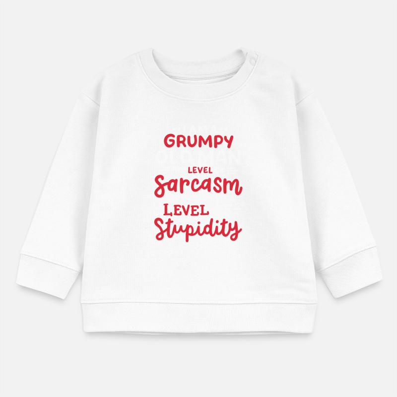 Sarkasmus sarkastischer Spruch Baby Organic Sweatshirt Baby Changer von Stanley/Stella