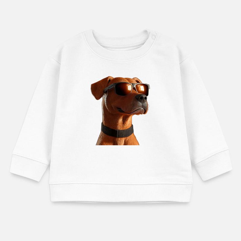 Rhodesian Ridgeback Jagdhund Hunde Stolz Ridgeback Baby Organic Sweatshirt Baby Changer von Stanley/Stella
