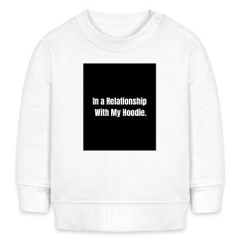 Hoodie Love – Komfort ist Leben - Baby Organic Sweatshirt Baby Changer von Stanley/Stella - Weiß - Vorne