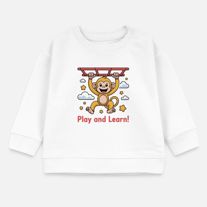 Conception d'une aire de jeux pour singes joyeux Sweat bébé bio Stanley/Stella