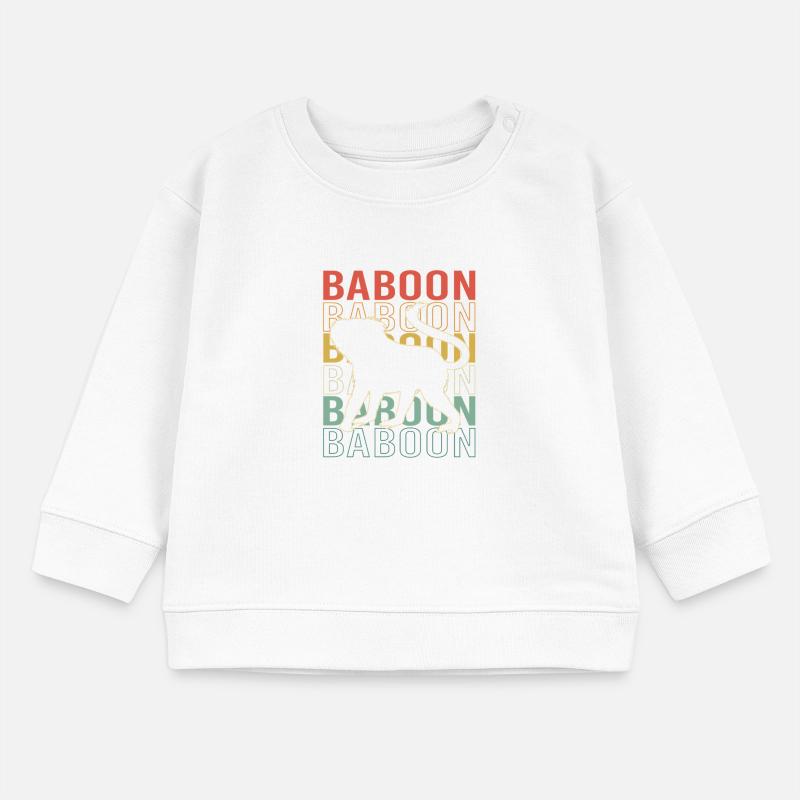 Babouin Babouin Primate Singe Singe Sweat bébé bio Stanley/Stella