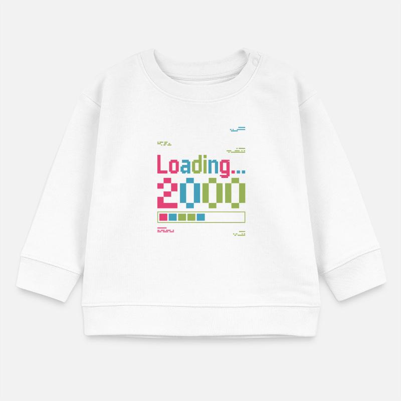 Loading 2000 Pixel Ladebildschirm Baby Organic Sweatshirt Baby Changer von Stanley/Stella