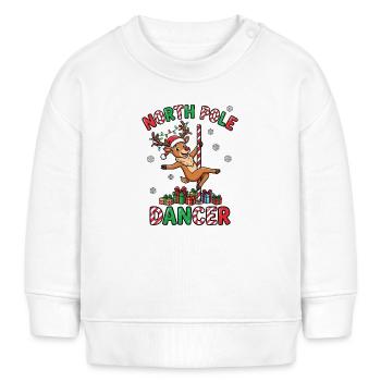 Danseuse du pôle Nord – Noël inapproprié pour - Sweat bébé bio Stanley/Stella - blanc - Devant