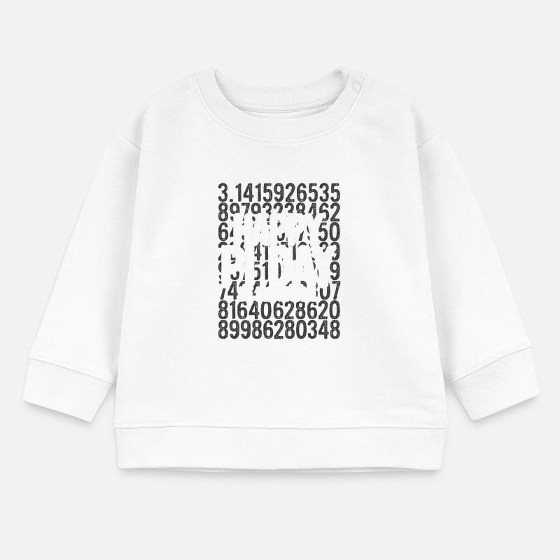 Pi-Tag Be Irrational Sweat bébé bio Stanley/Stella