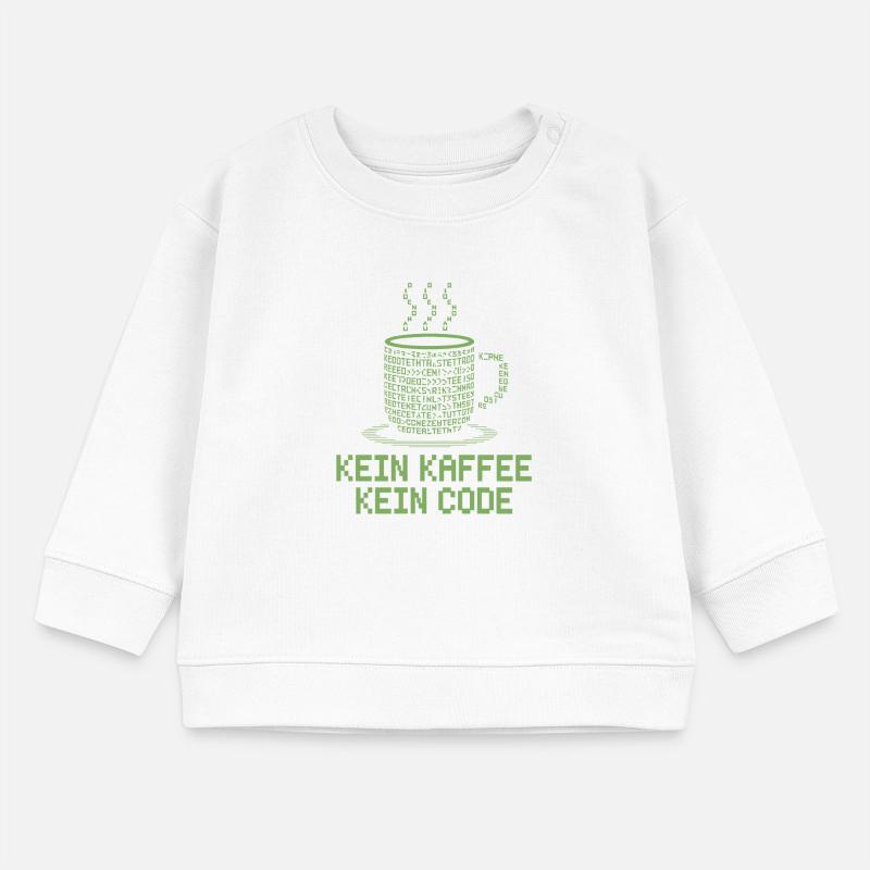 No Coffee No Code Programmer Computer Scientist Baby Sweatshirt by Stanley/Stella