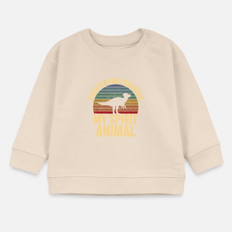 Dicker Geist: Dinosaurier-Tee Baby Organic Sweatshirt Baby Changer von Stanley/Stella