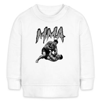MMA Grappling - Baby Organic Sweatshirt Baby Changer von Stanley/Stella - Weiß - Vorne