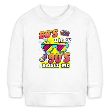 80s 90s Neon Vibe - Baby Sweatshirt by Stanley/Stella - white - Front