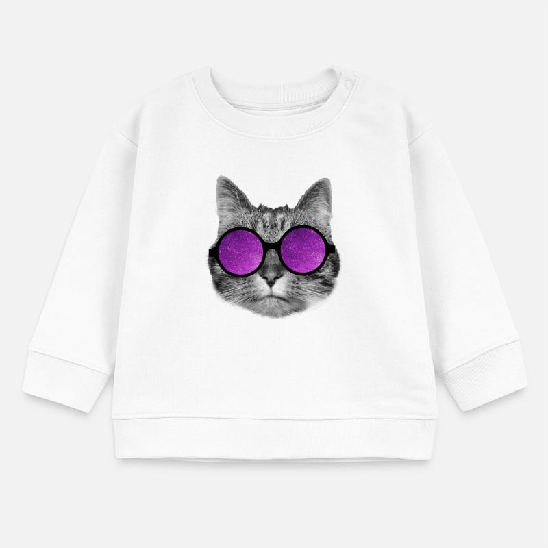 Chat de l’espace Sweat bébé bio Stanley/Stella