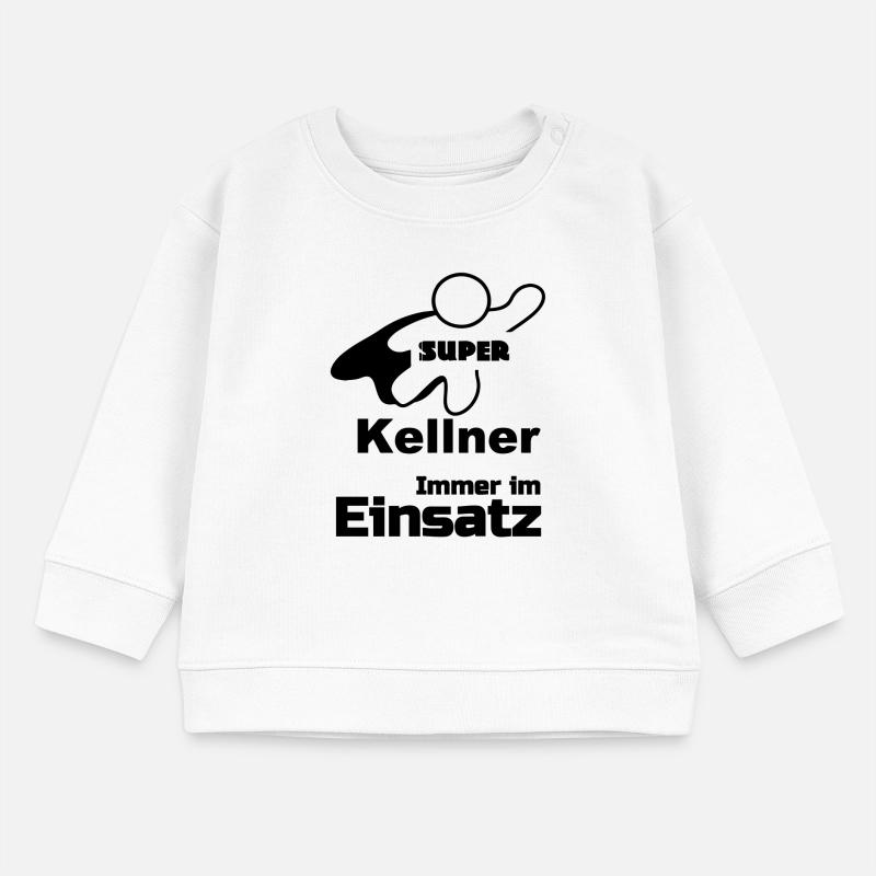 Super Kellner Geschenk Baby Organic Sweatshirt Baby Changer von Stanley/Stella
