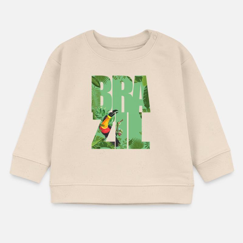 Brésil Sweat bébé bio Stanley/Stella