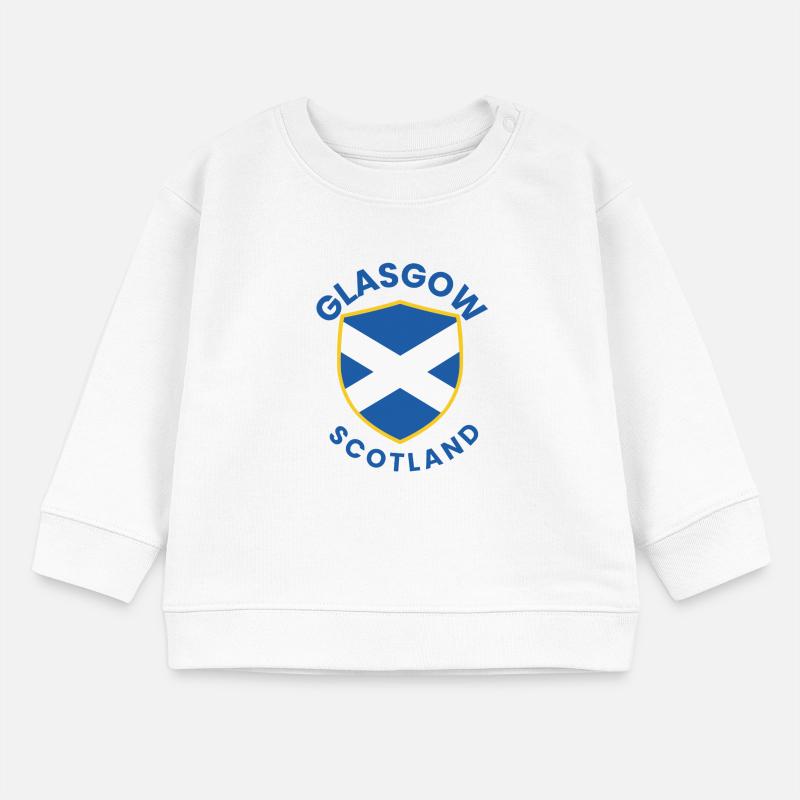 Conception du Bouclier écossais de Glasgow Sweat bébé bio Stanley/Stella