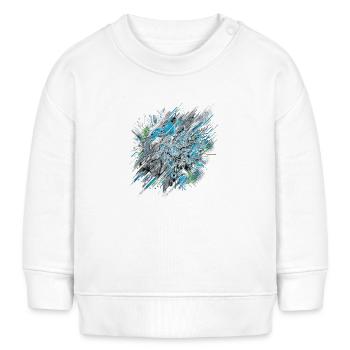 Geschwindigkeit neuronaler Netze - Baby Organic Sweatshirt Baby Changer von Stanley/Stella - Weiß - Vorne