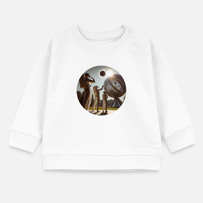 Total Eclipse 04:08:24 Commererative Baby Sweatshirt by Stanley/Stella