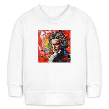 Beethoven No.4 - Baby Organic Sweatshirt Baby Changer von Stanley/Stella - Weiß - Vorne