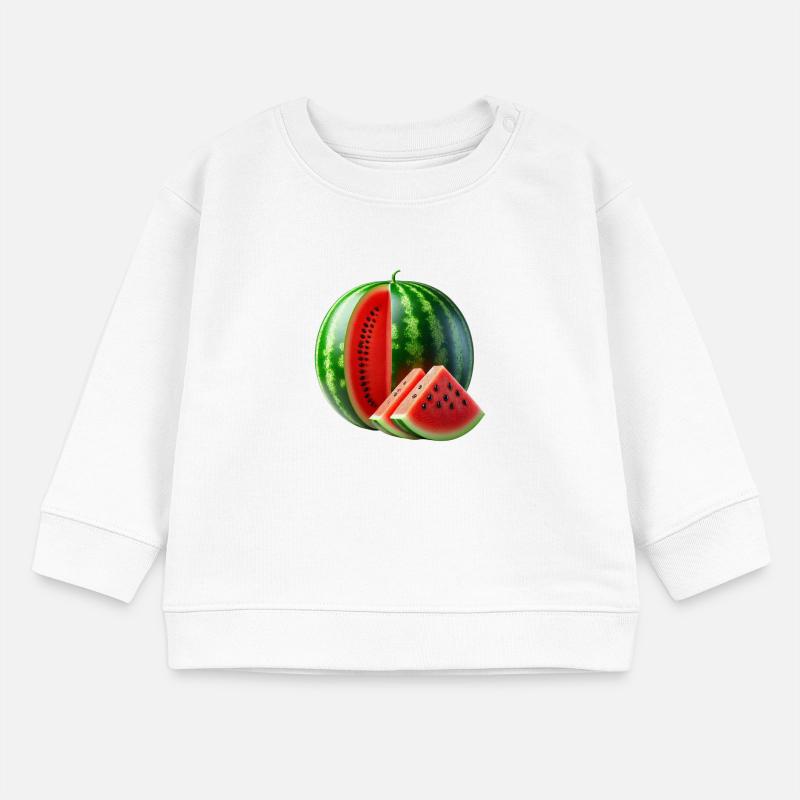 Pastèque Sweat bébé bio Stanley/Stella