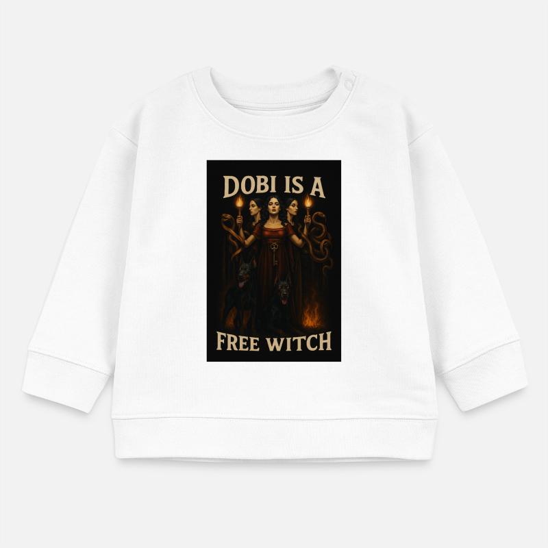 Dobi is a free witch Baby Organic Sweatshirt Baby Changer von Stanley/Stella
