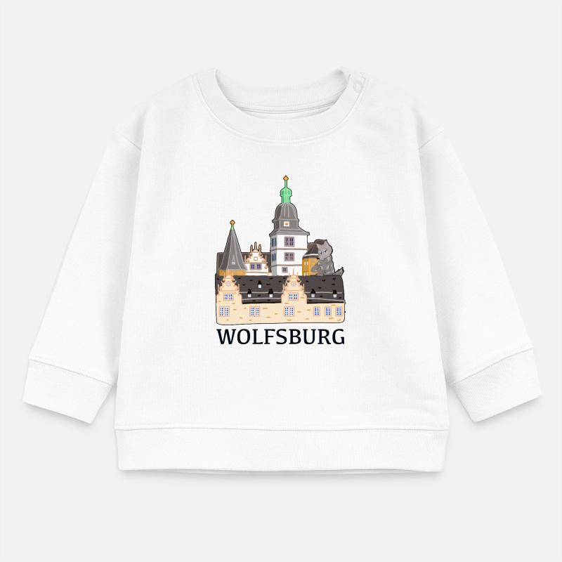 Wolfsburg, Castle Baby Sweatshirt by Stanley/Stella