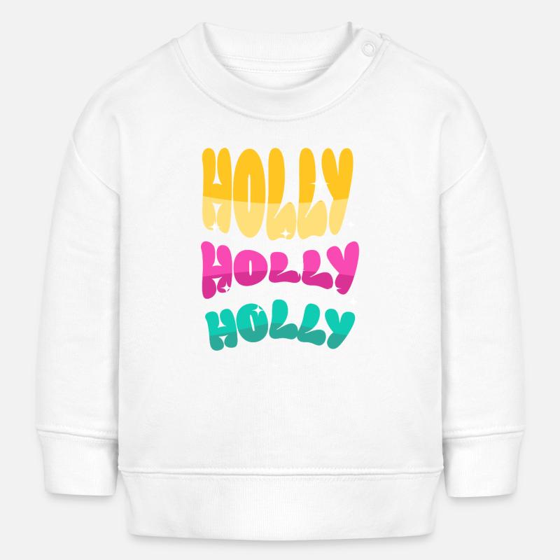 Holly - Sweat bébé bio Stanley/Stella - blanc
