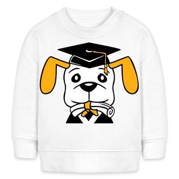 Certificat de fin d’études de l’école canine Gymnase Collège Abi - Sweat bébé bio Stanley/Stella - blanc - Devant