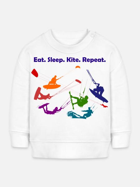 Kite - Baby Organic Sweatshirt Baby Changer von Stanley/Stella - Weiß