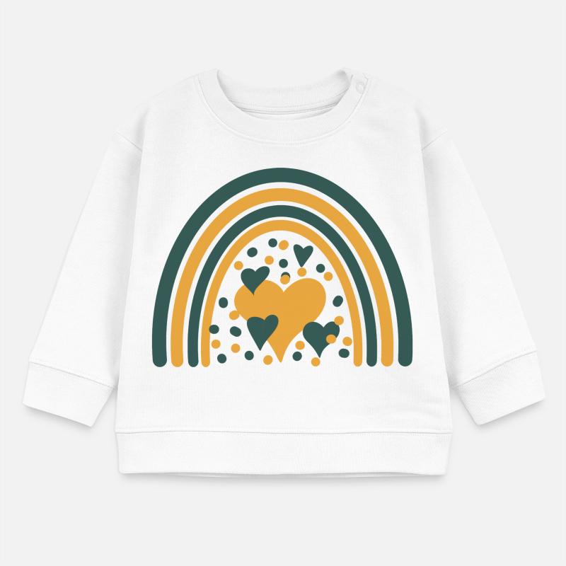 boho print abstract Baby Organic Sweatshirt Baby Changer von Stanley/Stella