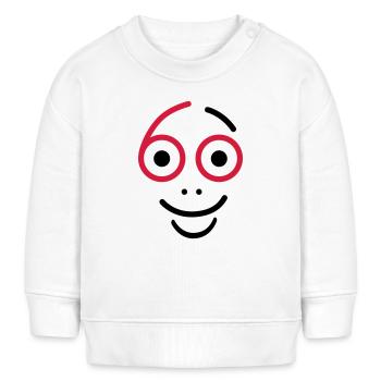Super, 60 Jahre ! - Baby Organic Sweatshirt Baby Changer von Stanley/Stella - Weiß - Vorne