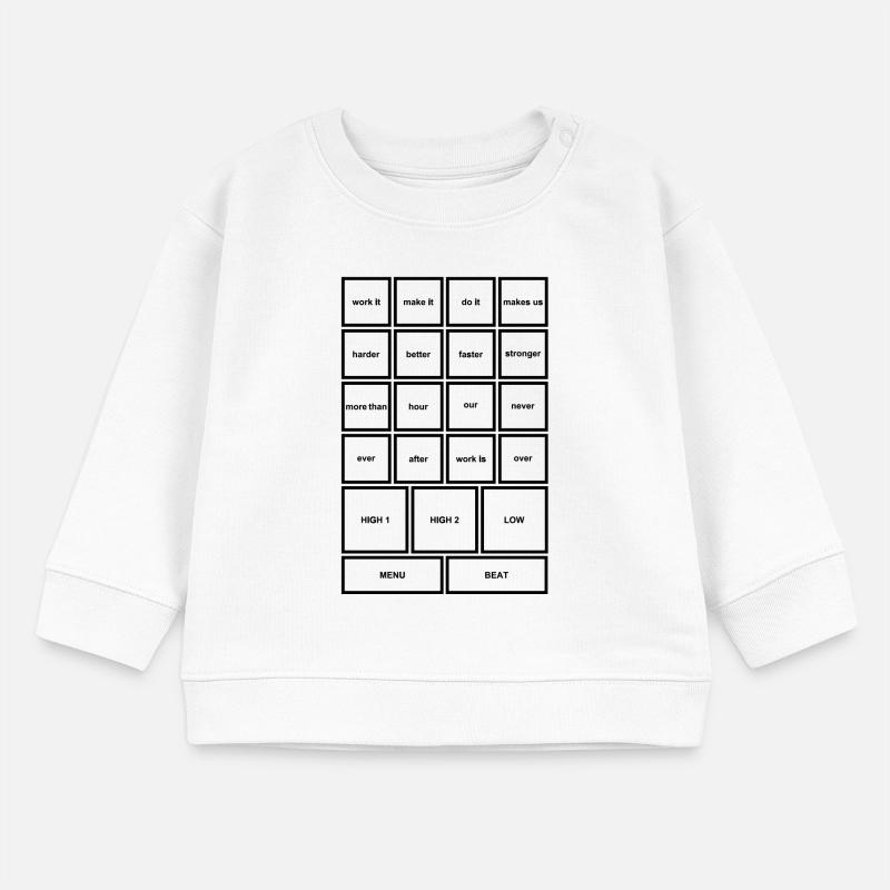 Work It – Motivation, Power & Progress Baby Sweatshirt by Stanley/Stella