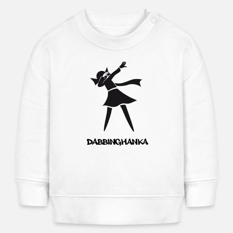 TAMPONNEMENT DU HANKA - Sweat bébé bio Stanley/Stella - blanc