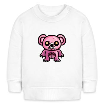 Koala Halloween Tier - Baby Organic Sweatshirt Baby Changer von Stanley/Stella - Weiß - Vorne