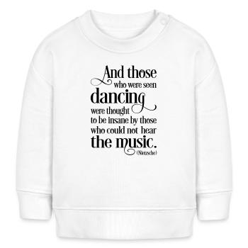 tanzen - Baby Organic Sweatshirt Baby Changer von Stanley/Stella - Weiß - Vorne