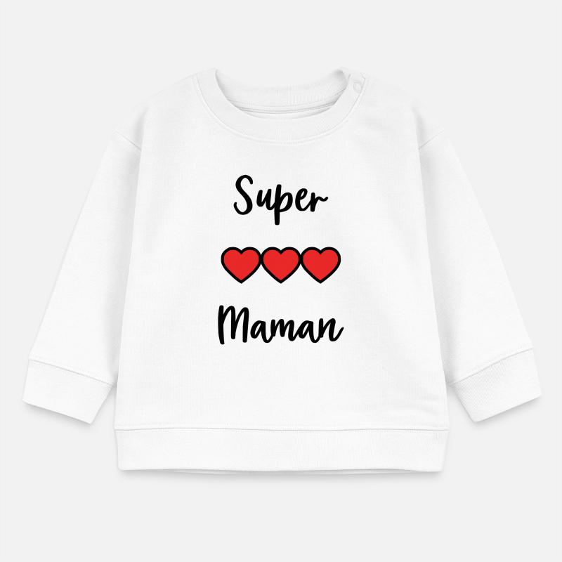 MAMA. MUTTERTAG. SCHÖNEN MUTTERTAG Baby Organic Sweatshirt Baby Changer von Stanley/Stella
