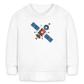 Futuristic Geometric Satellites - Baby Sweatshirt by Stanley/Stella - white - Front