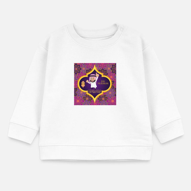 Ramadan, Eid Mubarak Baby Organic Sweatshirt Baby Changer von Stanley/Stella